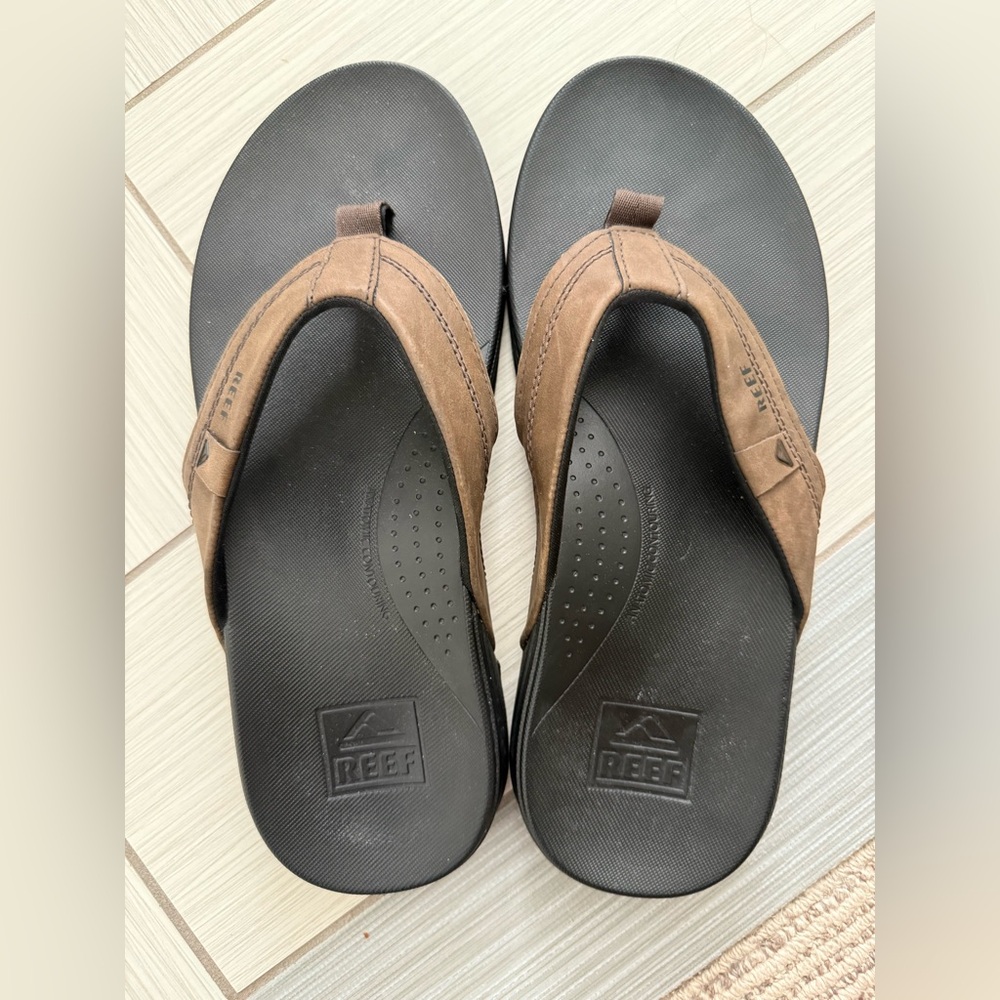 Reef Black and Brown Flip-Flops